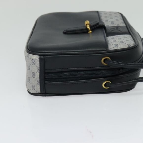 GUCCI Micro GG Supreme Shoulder Bag Pvc Navy Gold - Picture 5 of 16